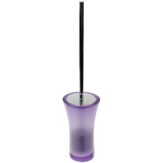 Toilet Brush Toilet Brush Holder, Free Standing, Purple, Made From Thermoplastic Resins Gedy AU33-63